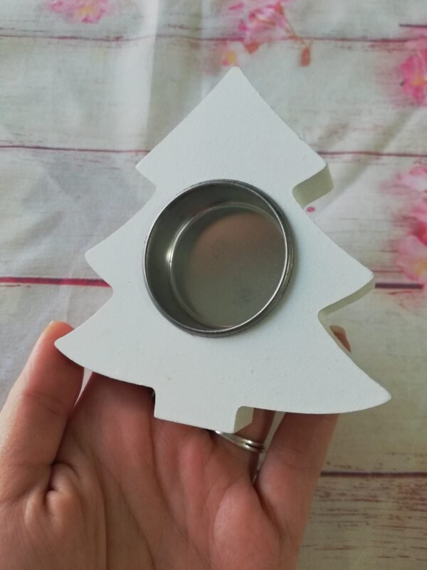 Stampo in silicone Portacandele Albero di Natale per creazioni in resina, gesso e jesmonite - immagine 8