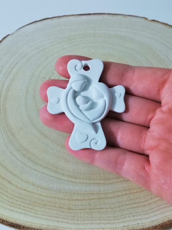 Stampo in silicone Croce con Natività per creazioni in resina e gesso - immagine 7
