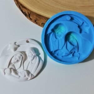 Stampo in silicone Natività decorazione natalizia per creazioni in resina e gesso