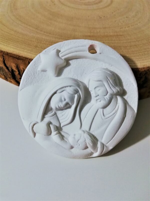 Stampo in silicone Natività decorazione natalizia per creazioni in resina e gesso - immagine 4