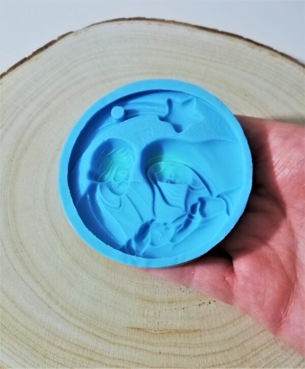 Stampo in silicone Natività decorazione natalizia per creazioni in resina e gesso - immagine 7