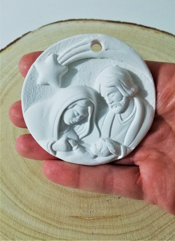 Stampo in silicone Natività decorazione natalizia per creazioni in resina e gesso - immagine 9