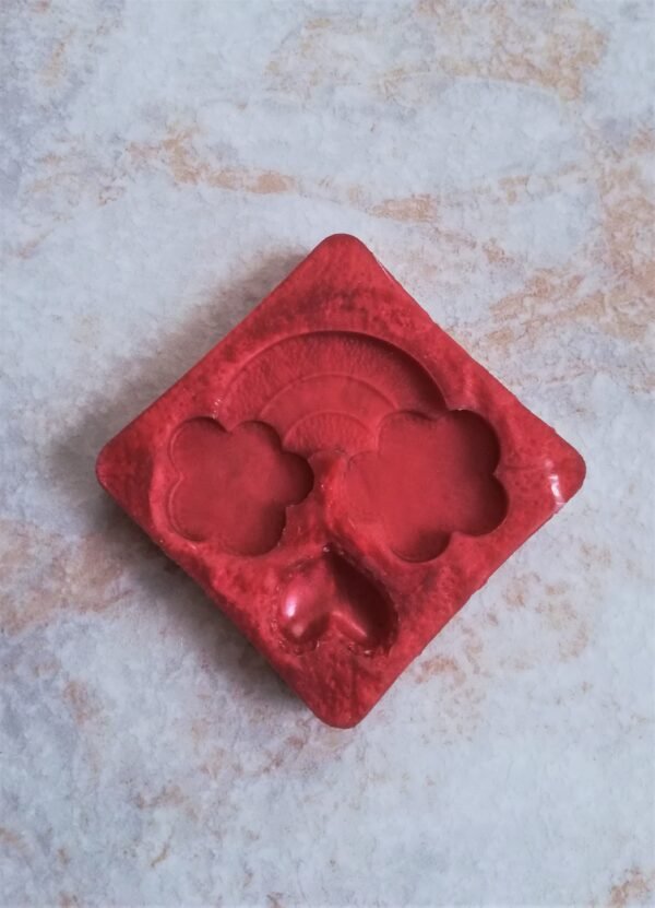 Stampo in silicone Arcobaleno con texture per creazioni in resina, fimo e gesso - immagine 2