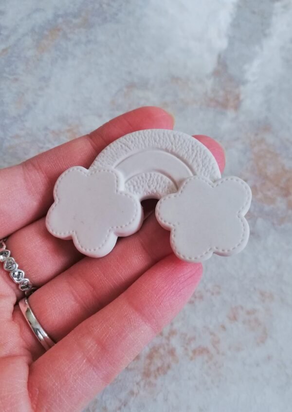 Stampo in silicone Arcobaleno con texture per creazioni in resina, fimo e gesso - immagine 8