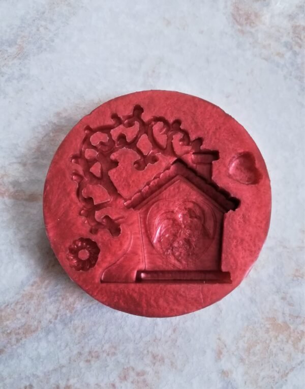 Stampo in silicone Natività con Albero della vita per creazioni in resina e gesso - immagine 2