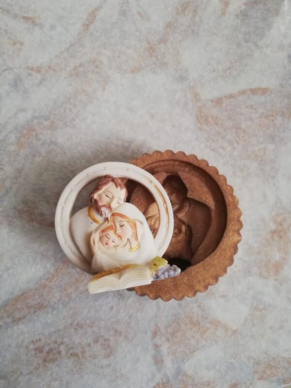 Stampo in silicone Natività Sacra Famiglia 3D per creazioni in resina e gesso - immagine 3
