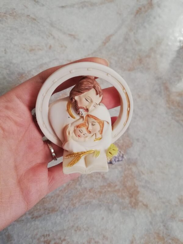Stampo in silicone Natività Sacra Famiglia 3D per creazioni in resina e gesso - immagine 10