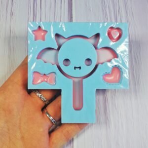 Stampo in silicone Pipistrello Leccalecca Shaker per creazioni in resina