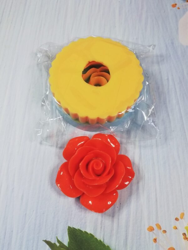 Stampo in silicone Rosa Grande per creazioni in resina e gesso - immagine 2