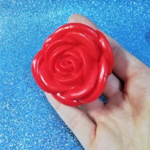 Stampo in silicone Rosa 3D 6x3,5 cm per creazioni in resina e gesso