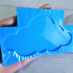 Stampo in silicone Nuvola Grande 15x8 cm per creazioni in resina