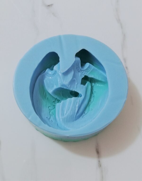 Stampo in silicone Natività Gesù Bambino per creazioni in resina, gesso, ecc - immagine 4