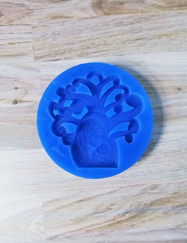 Stampo in silicone Natività con Albero della vita per creazioni in resina, fimo e gesso - immagine 3