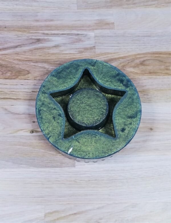 Stampo in silicone Portacandele a forma di stella per creazioni in resina e gesso - immagine 11