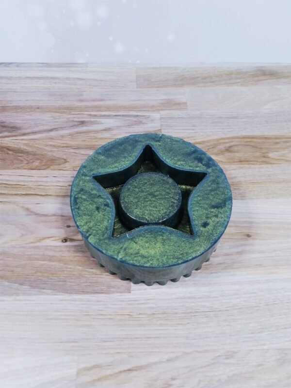 Stampo in silicone Portacandele a forma di stella per creazioni in resina e gesso - immagine 10