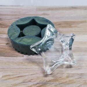 Stampo in silicone Portacandele a forma di stella per creazioni in resina e gesso
