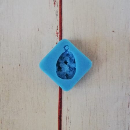 Stampo in silicone Geode ciondolo a goccia per creazioni in resina e fimo